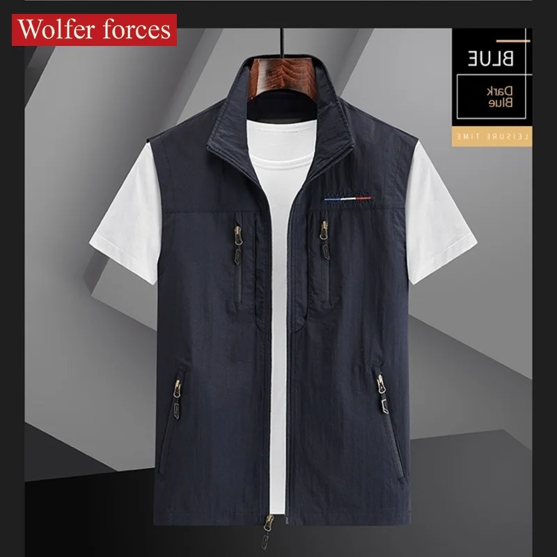 Vest Trekking Sports Fishing Vest Tactical Outdoor Motorcyclist Casual Elegant Custom Designer Fashionable