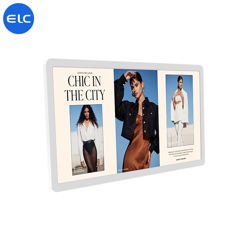 Grande Schermo Montaggio A Parete 21.5 Pollici Touch Shopping Mall Display Opzionale Poe Nfc 4G Pubblicità Tablet Android Con Android 12