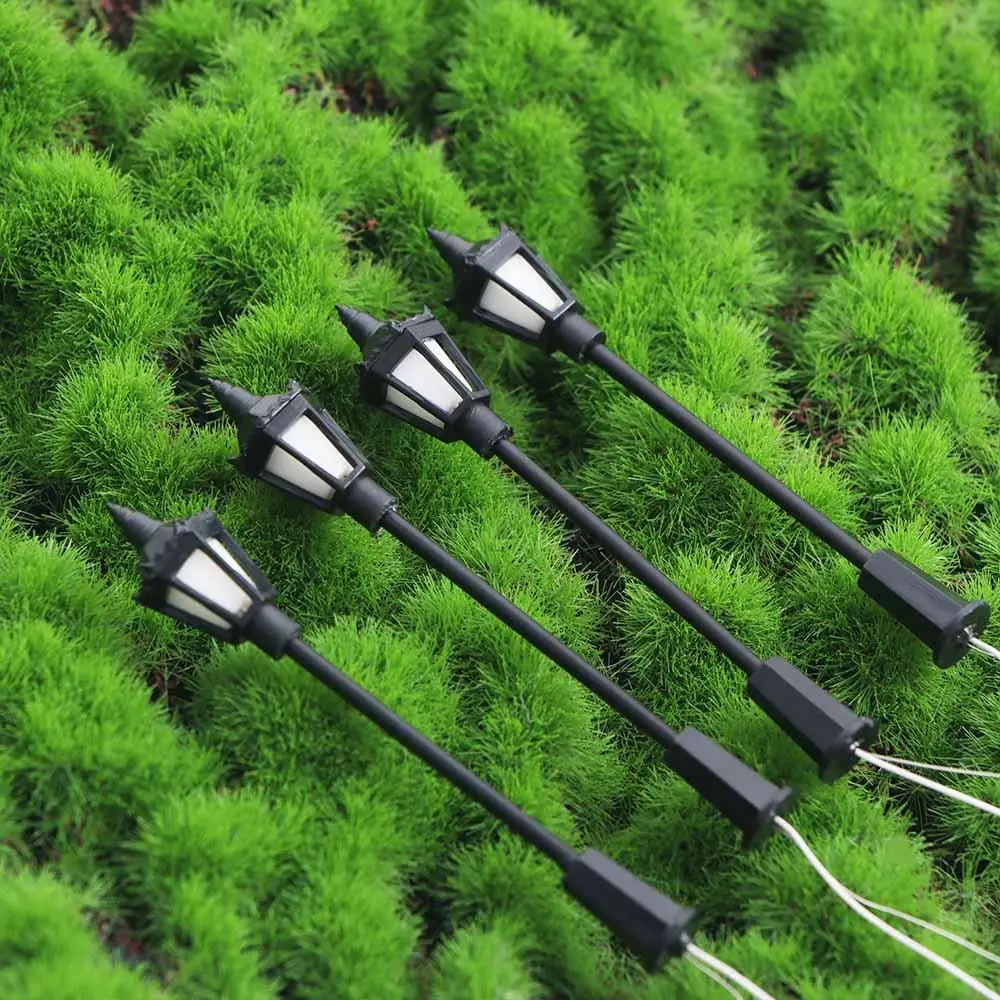 

Рождественская вечеринка, украшение для дома, новогодний садовый уличный фонарь, уличное декоративное освещение в масштабе 1:100, модель, ландшафтное освещение