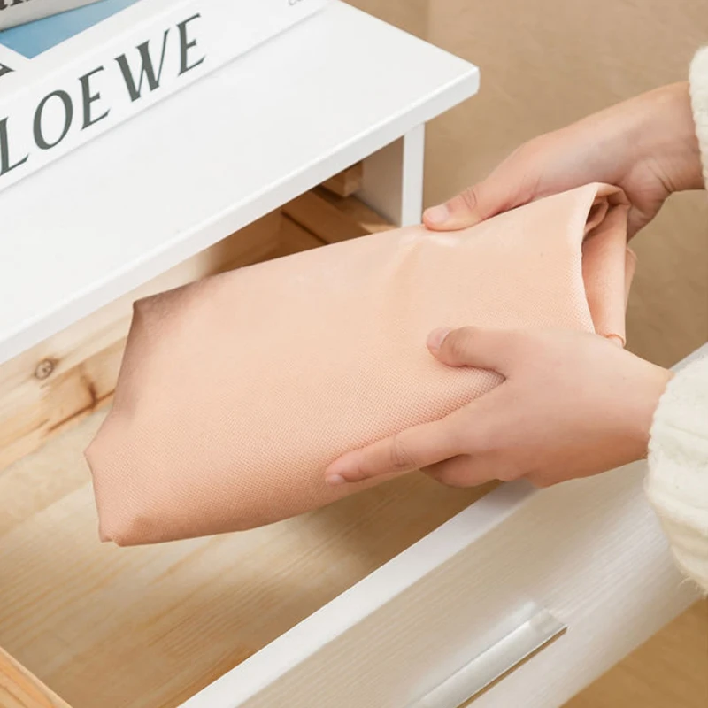 Foldable Clothes Storage Bag Non-Woven Clothing Organizer Pillow Quilt Dustproof Blanket Wardrobe Closet Organizer Sorting Box 5