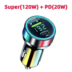 High - Power Portable USB - C Car Charger with Super Fast Charging and Lighter Splitter (140w)