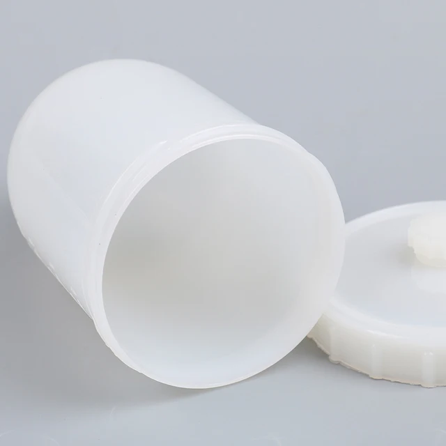 1PC 125ml,250ml,600ml Plastic Spray Paint Pot Sprayer Cup Air Gravity Feed Fastmover Thread Connector For Spray Gun Tools 6