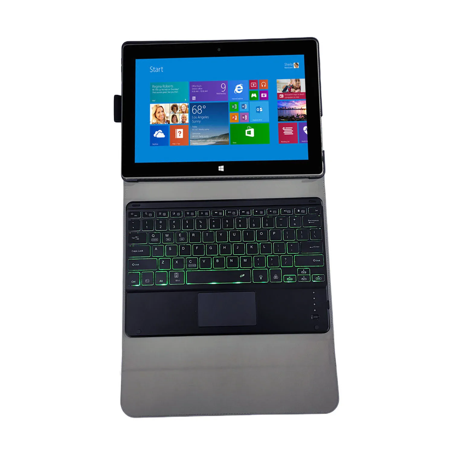 For Microsoft Surface Pro 4 5 6 7 8 X Pro8 Prox 12.3 Inch Case Smart Magnetic Shell Funda With Backlit Touchpad Keyboard Cover