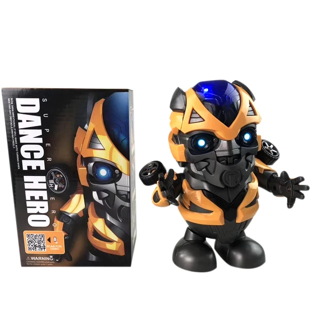 Can dance and sing Movie Same IP Iron Toy Man Electric Robot Music light Children's gifts 3