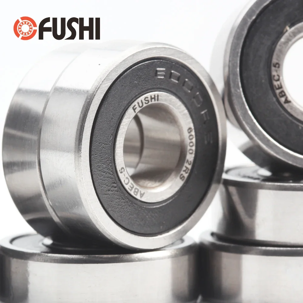 4PCS 6000RS 6001RS 6002RS 6001ZZ 6002ZZ 6003ZZ Bearing ABEC-5 Deep Groove 6000 2RS ZZ RZ Ball Bearings 6000RS 180100 RS ball bearings metal shielded ball bearings