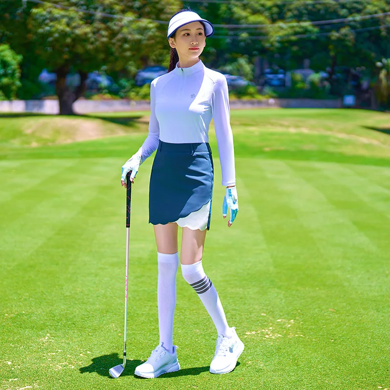TTYGJ Summer New Golf Clothing Women's Short Skirt High Waist Slimming Sports Short Skirt