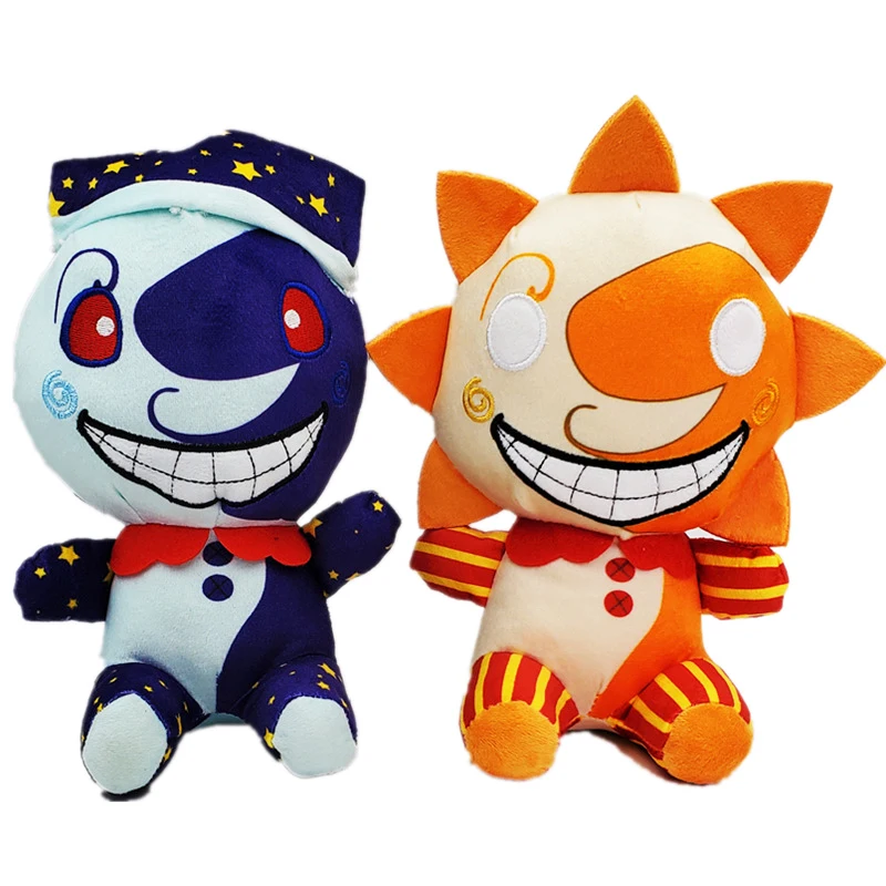 

25CM Fnaf Sundrop Plush Toys Security Breach Sunrise Moondrop BOSS Goat Plush Toy Game Dolls Gift