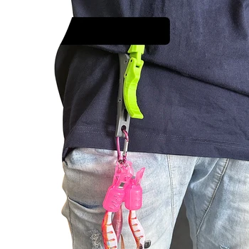 Fishing Floating Gripper 12.5cm Fish Lip Gripper Grip Bass Trout ABS Fishing Pliers Gear Controller Portable Fishing Tool Tackle 2
