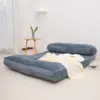 Medium Folding Matress Sofa Bean Bag Bed Foam Filling Folding Matress Sofa Includes Removable and Machine Washable Cover