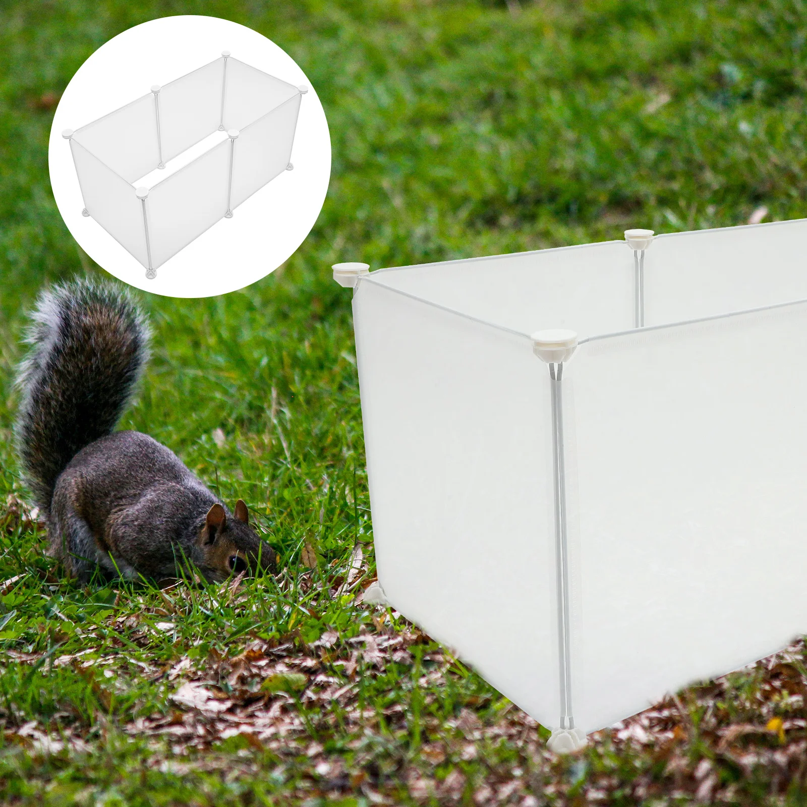 

Hamster Enclosure Rabbit Cages Outdoor for Guinea Pigs Crate Small Animals Rabbits DIY Fence Pet Safety Assemble Heighten