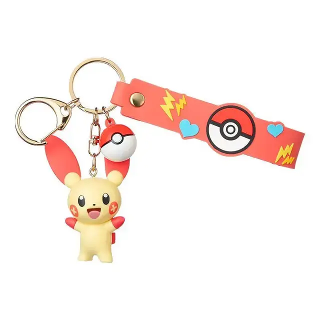 ポケモン　ミニポケキーチェーン ミニポケキーチェーン ピカチュウ トゲピー モンスターボール