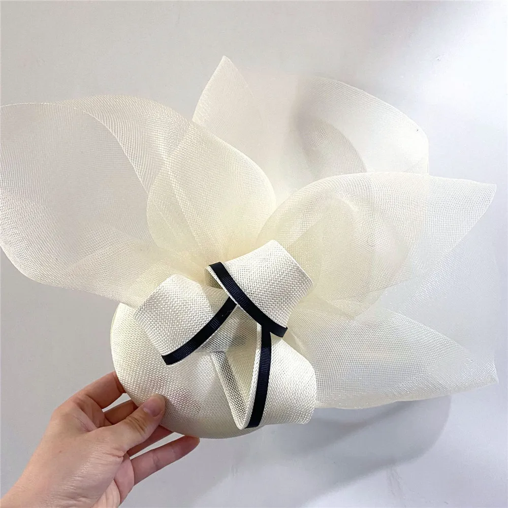 Wambere Cappello da donna fascinator, vintage, in rete con piume, con clip, per donne e ragazze, per matrimoni, cocktail, tè, chiesa, carnevale, cosplay, viola