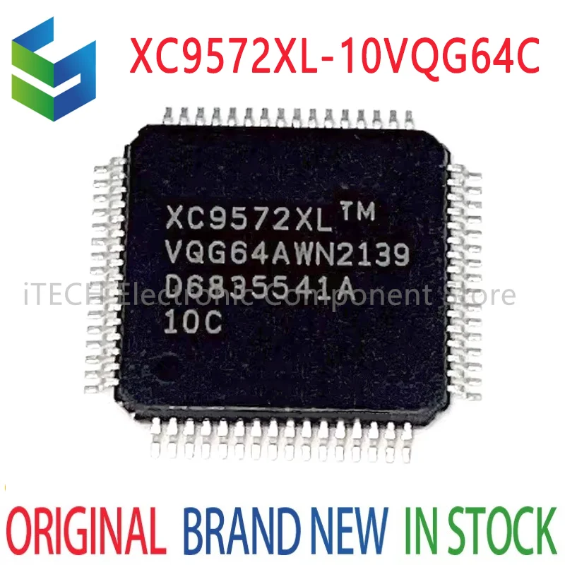 

5PCS/LOT XC9572XL-10VQG64C XC9572XL-10VQ64C XC9572XL-VQG64 XC9572XL-VQ64 XC9572XL QFP64 New original