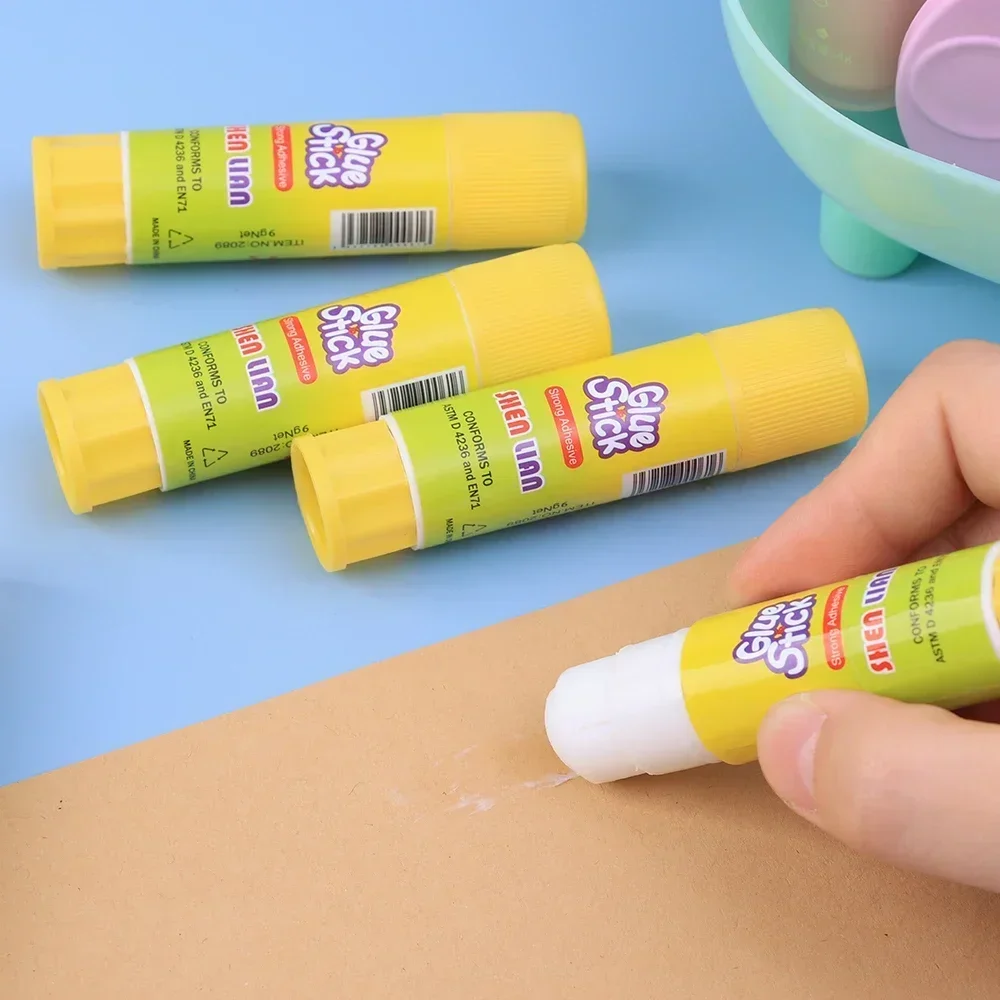 High Viscosity Solid Glue Children Handmade Glue Sticks 9g Solid Rods School Office Tapes Adhesives