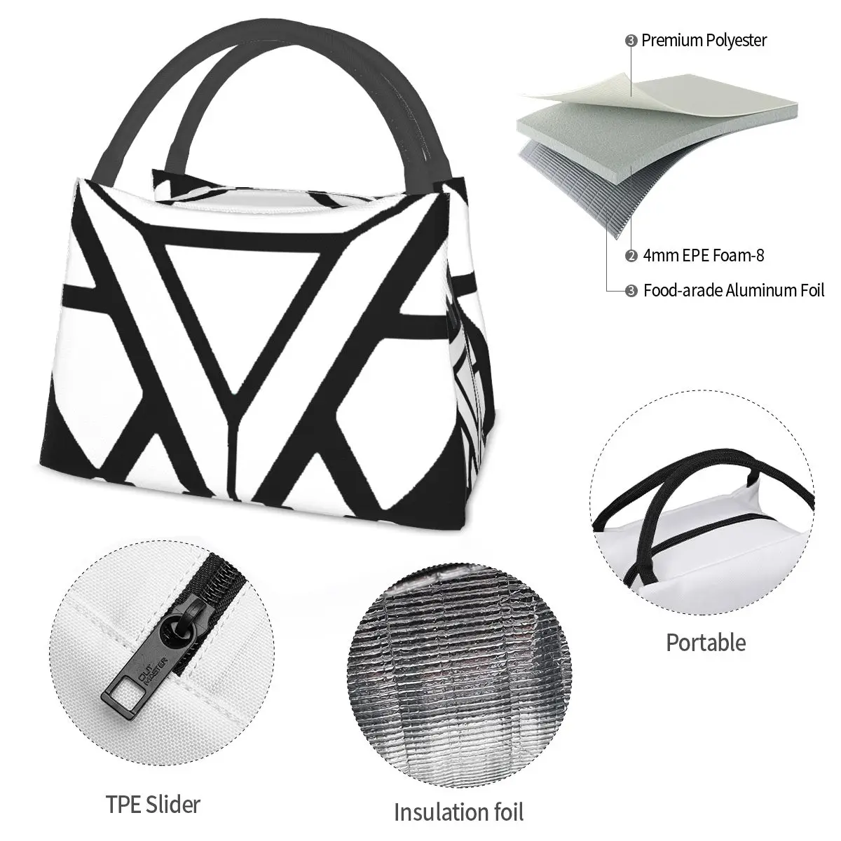 Stark Industries.webp Portable insulation bag for Cooler Thermal Food Office Pinic Container
