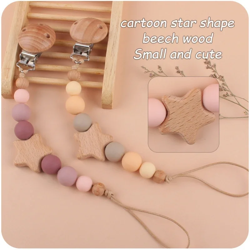 Nieuwe Schattige Siliconen Baby Fopspeen Clips Siliconen Fopspeen Ketting Tepel Beugel Houder Voor Tepels Peuter Speelgoed Baby Shower Cadeau