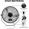Simple Deluxe 24 Inch Industrial Wall Mount Fan 3 Speed Ventilation Metal Fan for Warehouse High Velocity Black Hot-sale Product 5