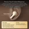 TWS Earbuds Semi-In-Ear Bluetooth Earphones 28H Playtime HD Stereo Sound ENC Noise Cancelling IPX4 Waterproof Handsfree - Orange 6