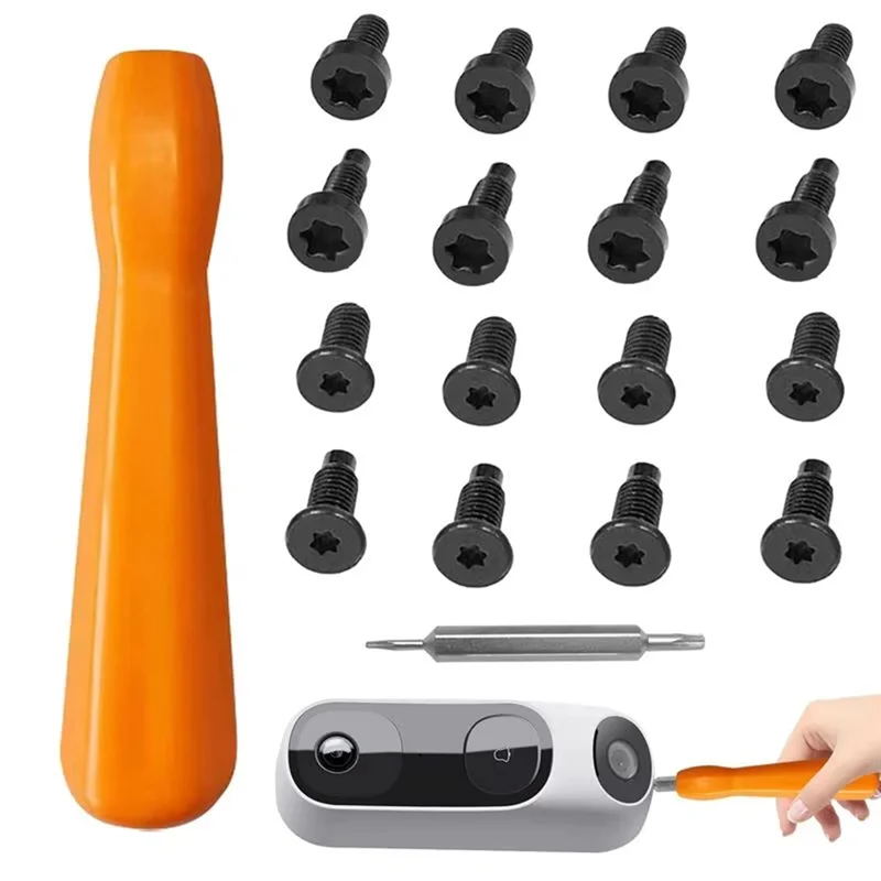 A82X-Doorbell Screws Disassembly Screwdriver Ring Replacement Security Screws Compatible With Video Anti-Theft Doorbell