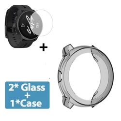 Dual Protection Set: TPU Case & Tempered Glass Screen Shield - Suunto Race S (1)