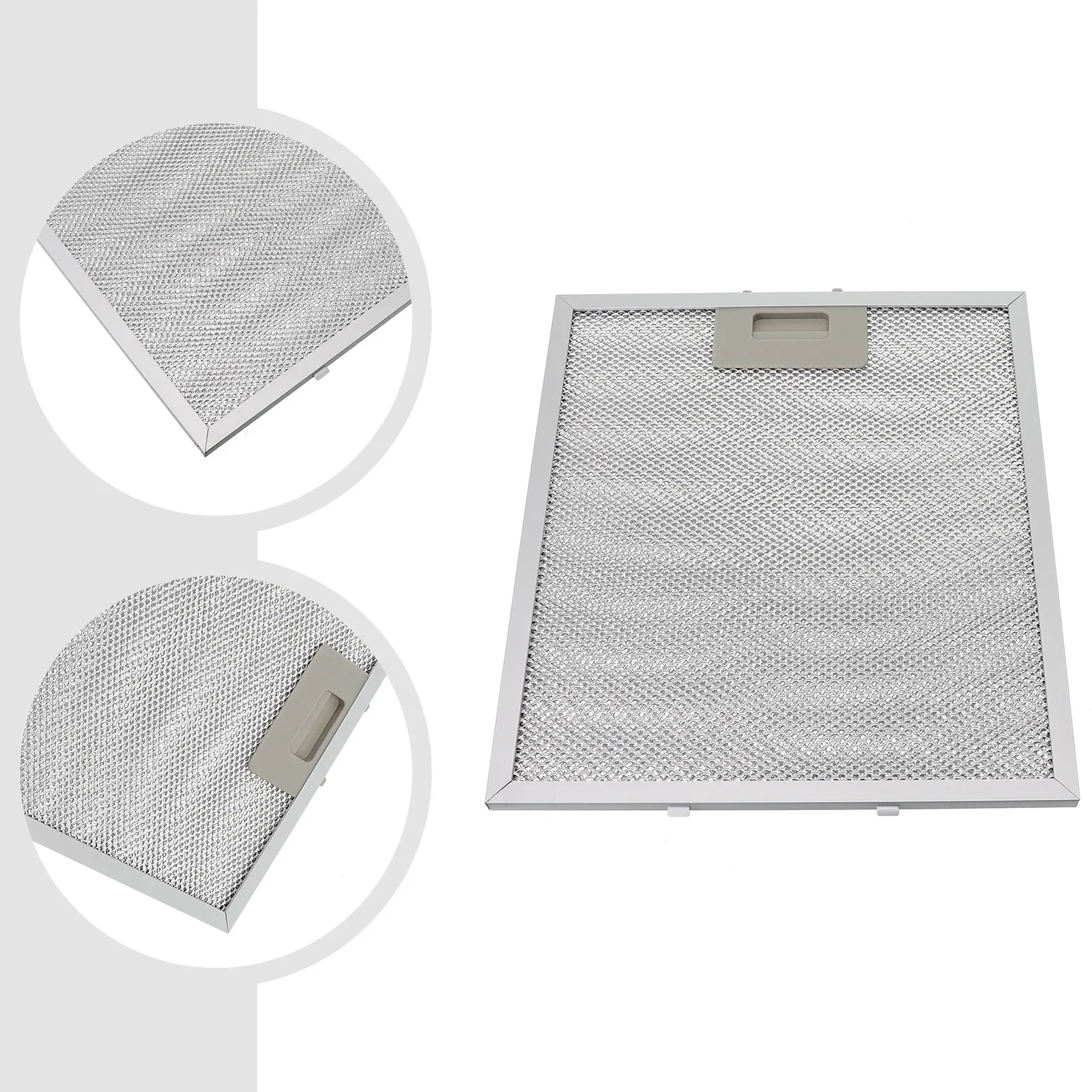 Range Hood Filter Cooker Hood Grease Filter Metal Mesh Extractor Vent 305X267X9mm For Kitchen Extractor