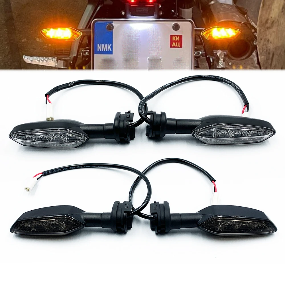 Фото Поворотники светодиодные для мотоцикла, для MT01 MT03 MT07 MT09 MT10 MT15 MT25 YAMAHA Tracer 700 900 FZ250 FZ150I Cafe Racer №3