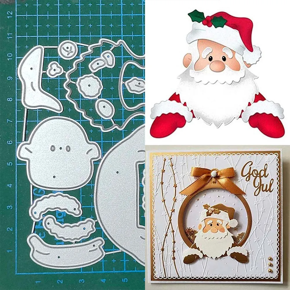 Troquel De Corte De Papá Noel De Navidad Para álbum De Recort DIY