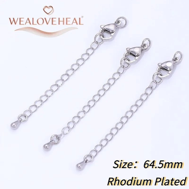 18K vergoldete Verlängerungsketten mit Karabinerverschlüssen, Verbinder für DIY handgefertigte Armbänder, Halsketten, Schmuckherstellung, Zubehör – Detail 23
