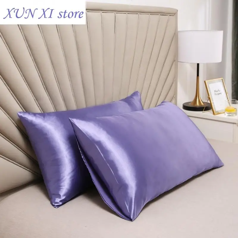 New 51cmx66/67cm Silk Pillowcase Pillowcase Silk Satin Hair Beauty Pillowcase Comfort Pillowcase Home Decor Pillowcase