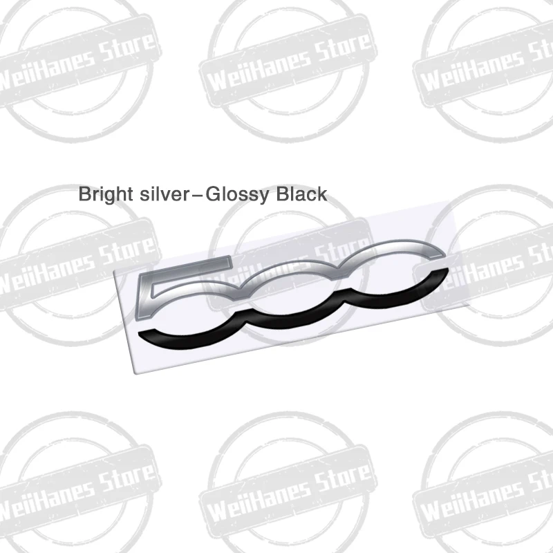 Premium Metal 3D Badge Letter Logo - Car Rear Trunk Body Sticker Emblem Accessory