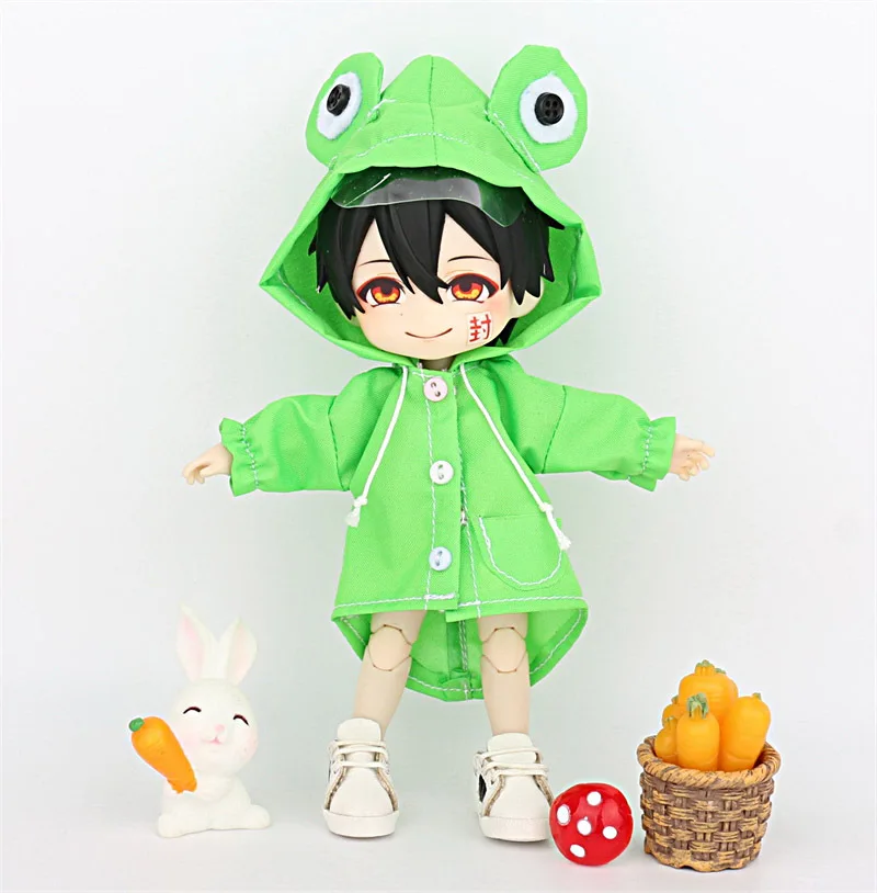 Doll Clothes Accessories for OB11 Baby Clothes 1/12 BJD Doll Animal Windproof Raincoats Kits Festival Gift 1pcs - 5