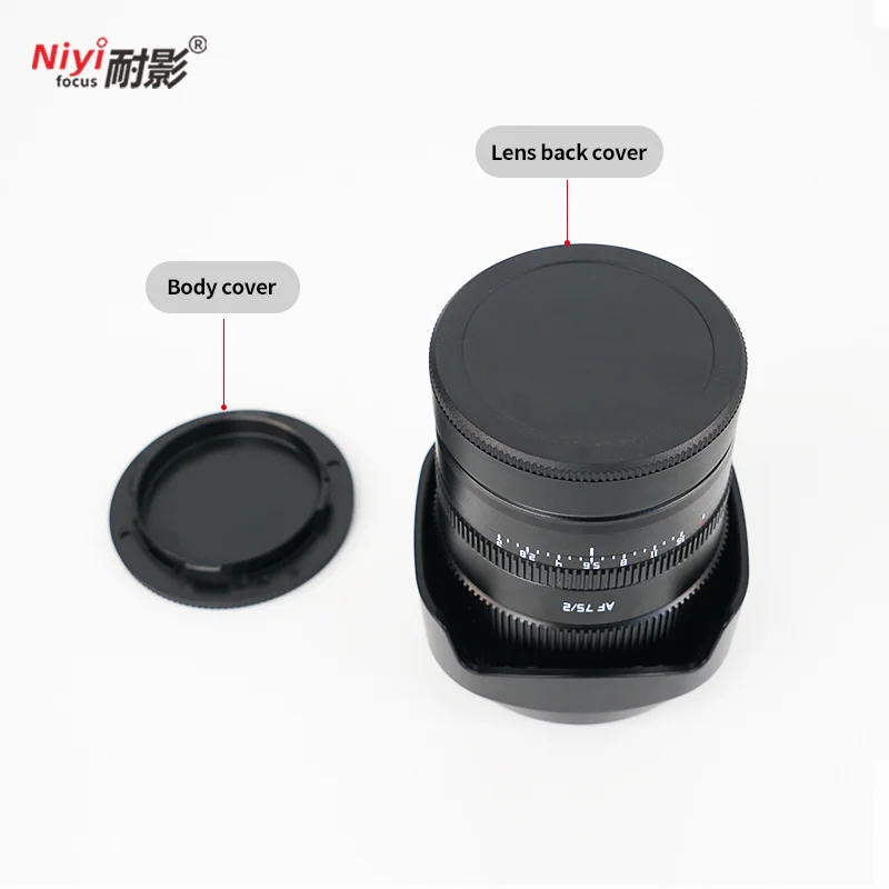 Copriobiettivo e Copricorpo per Fotocamera, Cappuccio Posteriore Portatile per Obiettivo, Compatibile con Porta Scheda L per Leica, Sigma, Panasonic con Attacco L - Image 2