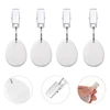 8/16PCS NEW Drop Shape Marble Pendant Tablecloth Weights With Clips Camping Reusable Compact Delicate Outdoor Tablecloths 5