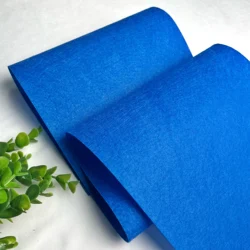 Versatile Soft Felt Fabric Sheet for DIY Crafts and Sewing Projects - Multiple Color Options (1pc  Ocean blue)