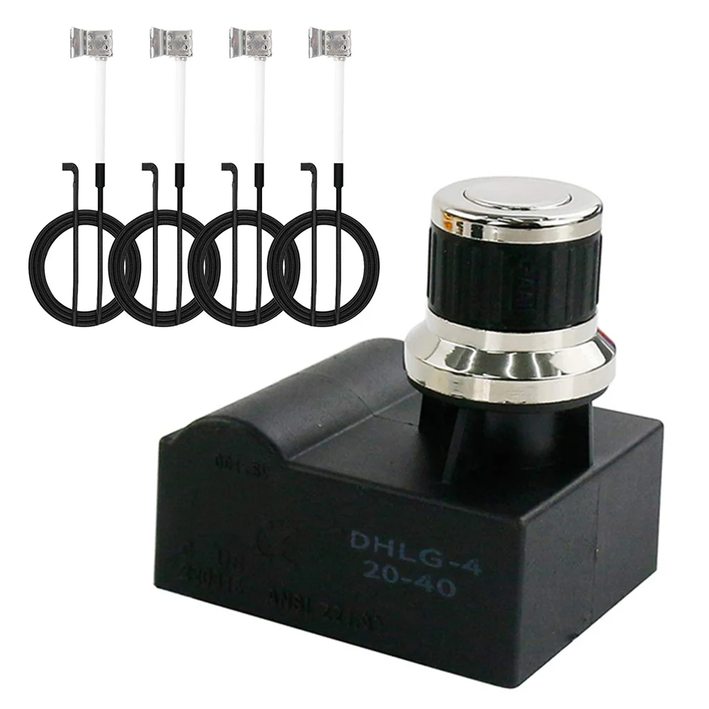 

Ignite Your Grill with Ease Using 4 Outlets Tact Push Button Ignitor Kit Perfect for Camping Trips and Outdoor Cooking
