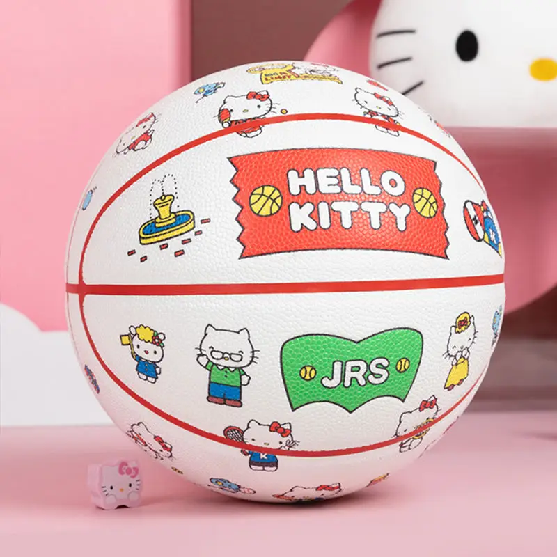 Sanrio Basquete Hello Kitty Dos Desenhos Animados Rosa Pu7 Bola De