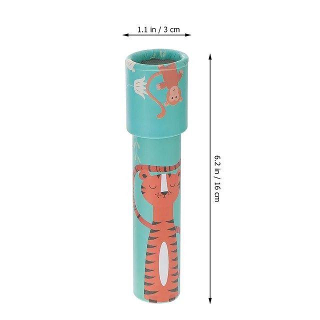 6pcs Interactive Logical Rotating Kaleidoscope Magic Classic Educational Toys Cartoon Imaginative Child Kaleidoscope Toys Random 6