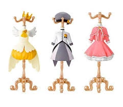 Japan Bandai Gacha Capsule Torso Cardcaptor Sakura jewelry rack holder Set  4pcs