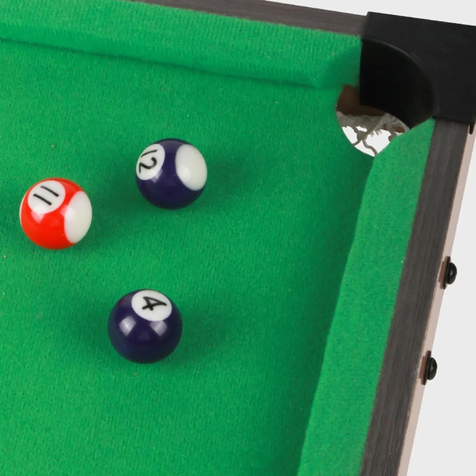 Kids Pool Table Set Desktop Snooker Table Playroom Portable Small Tabletop Billiards for Adults Family