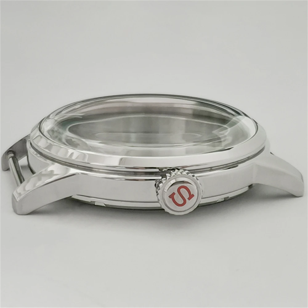 NH35 Case 40mm Stainless Steel Case Waterproof Mineral Glass Watch Cases for NH38/NH35/NH36/4R/7S Movement Fits 35mm Dial