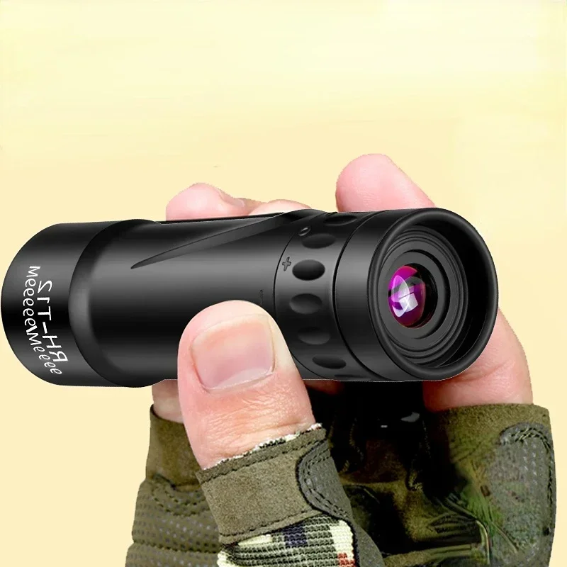 High Quality HD Powerful Monocular Telescope Portable Binoculars Long Range Telescope Hunting Camping With Phone Clip 6