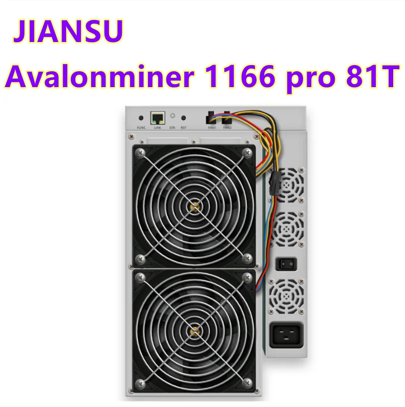 Avalonminer-máquina de minería asic 1166 pro, 81TH/s, 3400W, con PSU, BTC, más económica que M20S, M21S, antminer S19, S17, T17