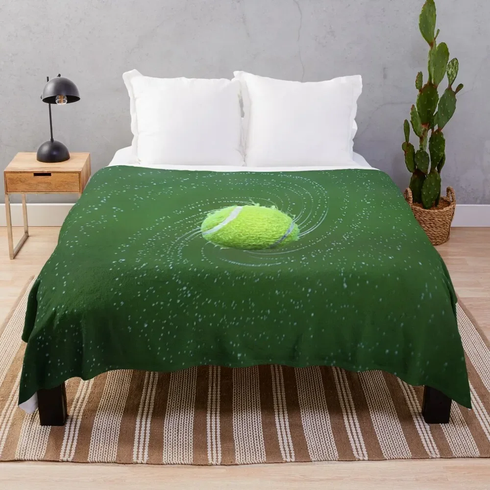 

Tennis ball Throw Blanket Bed linens bed plaid Vintage Designers Blankets