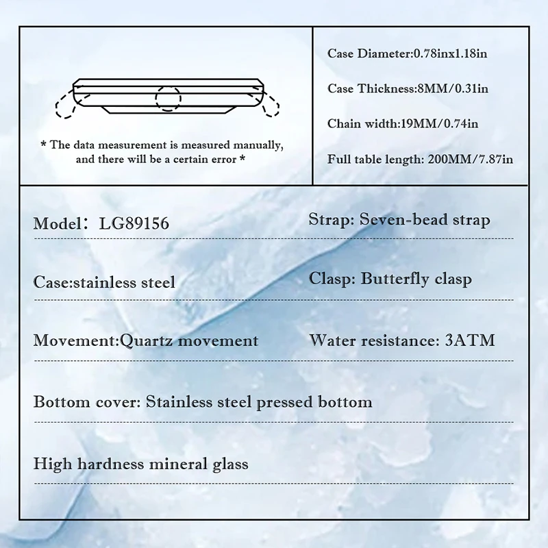 LIGE جديد 2025 ساعة نسائية كوارتز حزام من الفولاذ...