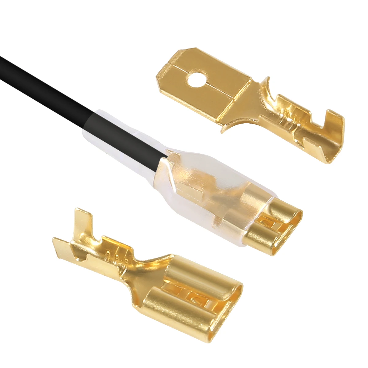 Wire Connectors 270Pcs Insulated Male Female 2.8 4.8 6.3mm Electrical Crimp Terminals Spade Assorted