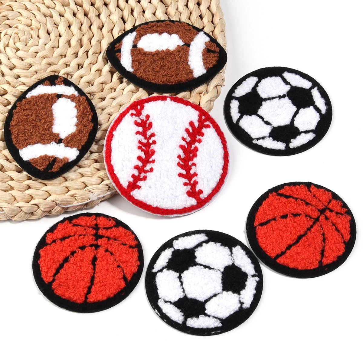 Lot De Patches Brodés Basket-ball – à Coudre Ou à Repasser, Motifs Message