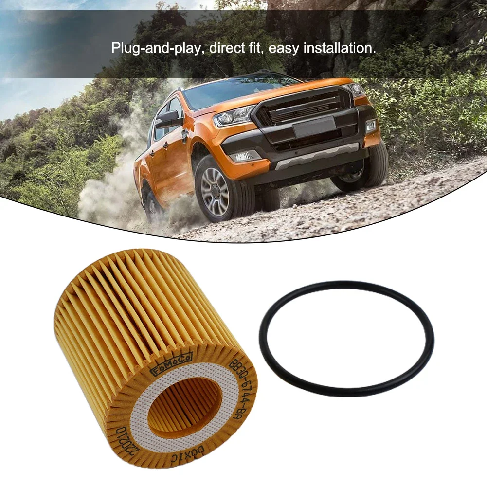 

1pc Engine Oil Filter Plastic Engine Oil Filter Fuel For Ford For -Ranger 2.2 3.2 TDCi TDDi 4x4 Diesel BB3Q-6744-BA Auto Part