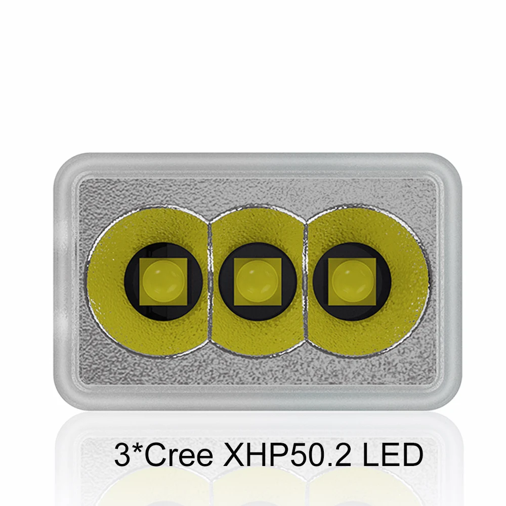 USB C 충전식 EDC LED 손전등 방출 야외 조명, 고출력 LCD 디스플레이 토치 보조배터리, 문 박스 투명