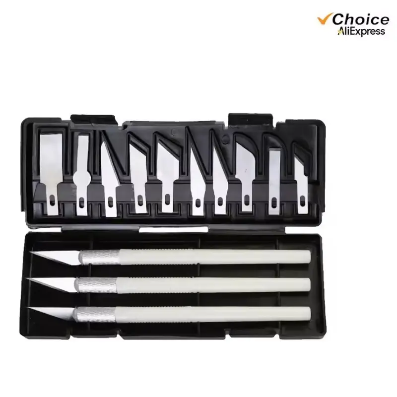 3D Printer Tool Kit for FDM/SLA – Nozzle Cleaner, Scraper, Tweezers, File & Engraving Tools for Maintenance - Image 9