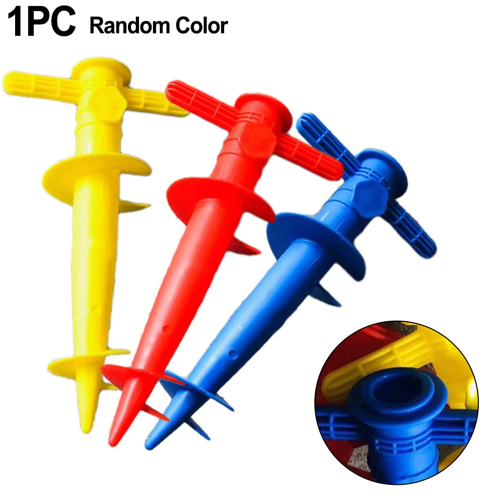 1pcs Umbrella Bases Adjustable Sun Beach Patio Sand Ground Fixing Tools Anchor Stand Spike Auger Keep Holder